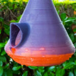 3d printed birdhouse changes color heat