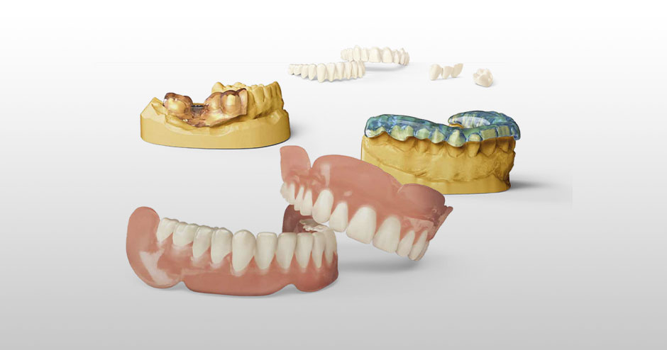 Printed dental items