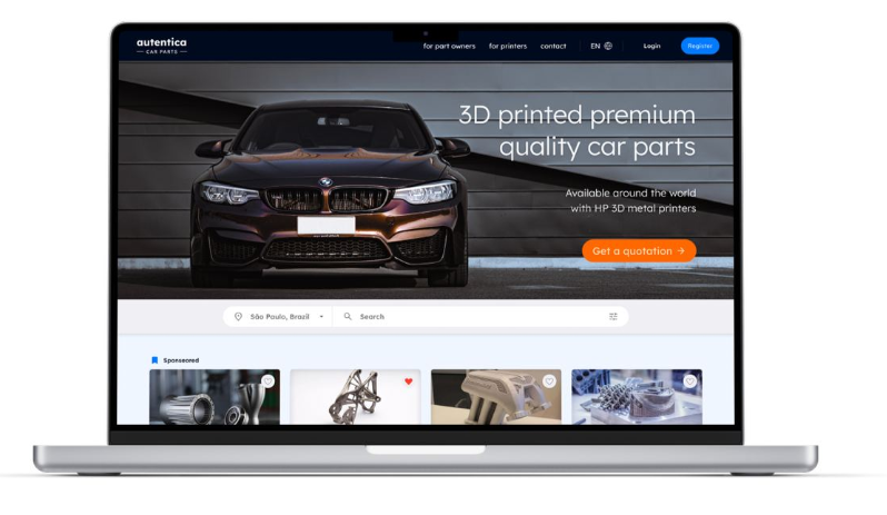 Digital Marketplace for 3D Car Parts Launches
